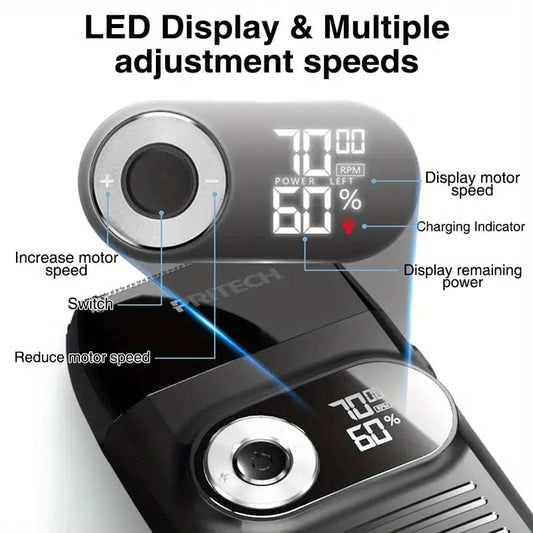 2-in-1 Electric Foil and Bald Shaver for Men