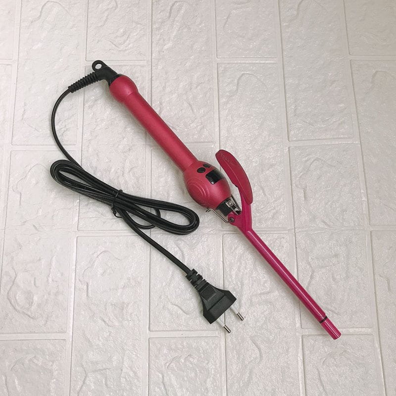 Professional 9mm Curling Iron with LCD Display